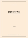 Deystivya (Pa) per bayan e quartetto d'archi Partitur