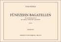 Fnfzehn Bagatellen per violino, violoncello e pianoforte Partitur