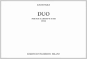 Duo per Due Clarinetti in Si B 2 Klarinetten