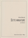 Andrea Monarda, Sette miniature Gitarre