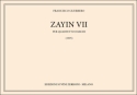 Zayin VII Streichquartett Partitur