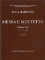 Messa e Mottetto  Partitur