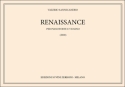 Renaissance per pianoforte e violino Partitur