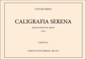 Caligrafia Serena Streichquartett Partitur