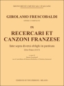 Recercari et canzoni franzese Organ or Cembalo Buch + Einzelstimme