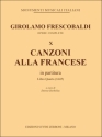 Canzoni alla francese fr Cembalo (Orgel) Buch und Stimme (en/it)