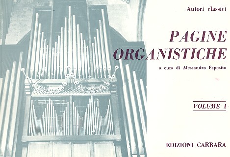 Pagine organistiche vol.1 per organo