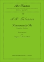 Telemann, Georg Philipp Konzertsuite. Trascrizione per Organo o Clavicembalo