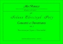 Petz, Johann Christoph Concerti e Ouvertures, vol. 2. Trascrizione per Organo o Clavicembalo