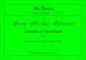 Telemann, Georg Philipp Concerti e Ouvertures, vol. 2. Trascrizione per Organo o Clavicembalo