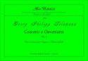 Telemann, Georg Philipp Concerti e Ouvertures, vol. 3. Trascrizione per Organo o Clavicembalo