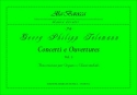 Telemann, Georg Philipp Concerti e Ouvertures, vol. 5. Trascrizione per Organo o Clavicembalo