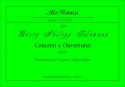 Telemann, Georg Philipp Concerti e Ouvertures, vol. 8. Trascrizione per Organo o Clavicembalo