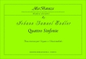 Endler, Johann Samuel 4 Sinfonie. Trascrizione per Organo o Clavicembalo