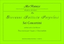 Pergolesi, Giovanni Battista 6 Concertini (attribuiti a Carlo Ricciotti). Trascrizione per Organo o