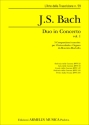 Bach, Johann Sebastian Duo in Concerto vol 1. Trascrizione per Organo e Clavicembalo (Pianofo