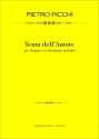 Picchi, Pietro Tema dell'Amore. Per Organo e 3 Strumenti Melodici