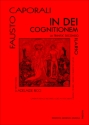 Caporali, Fausto Cantata In Dei cognitionem. Cantata per Coro, Voce recitante, Organo,