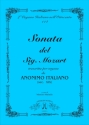 Mozart, Wolfgang Amadeus Sonata del Sig. Mozart ridotta per l'organo da Anonimo del sec. XIX .