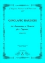 Barbieri, Girolamo 20 Suonatine o Versetti per Organo, vol. 1