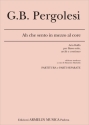 Pergolesi, Giovanni Battista Ah che sento in mezzo al core per Basso. Per Basso solo, 2 violini e B