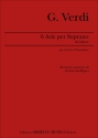 Verdi, Giuseppe 6 Arie da Opere per Soprano. Revisione pianistica di Stefano Sanfilipp