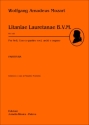 Mozart, Wolfgang Amadeus Litaniae Lauretanae, KV 109. Per Soli, Coro, Archi e Organo. Partitura