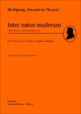 Mozart, Wolfgang Amadeus Inter natos mulierum, KV 72. Per Coro, Archi e Organo. Partitura