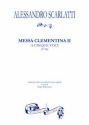 Scarlatti, Alessandro Messa Clementina II a  cinque voci (SSATB)