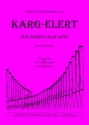 Karg-Elert, Sigfrid Nun danket alle Gott. Trascrizione per 3 trombe e organo