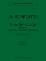 Scarlatti, Alessandro Varie introdutioni per sonare e mettersi in tono delle compositioni. P