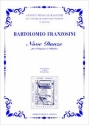 Franzosini, Bartolomeo Nove danze per l'organo a cilindro