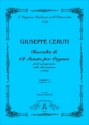 Ceruti, Giuseppe Raccolta di 12 sonate per organo facili e progressive in stile moderno