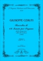 Ceruti, Giuseppe Raccolta di 12 sonate per organo facili e progressive in stile moderno