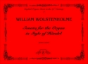 Wolstenholme, William Sonata for the Organ in the Style of Handel