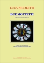 Nicoletti Luca 2 Mottetti per Soprano e Organo. Expectavi Dominum, Venite benedicti P