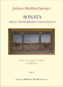 Sonata per il contrabbasso et violoncello partitura e parte