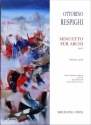 Respighi, Ottorino Minuetto per archi (P 047). Partitura e Parti