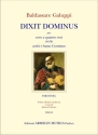 Galuppi, Baldassare Dixit Dominus. Per coroa 4 voci (SATB), archi e basso continuo - Parti