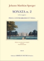 Sperger, Johannes Matthias Sonata n. 2 per il Contrabbasso e la Viola