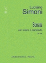 Simoni, Luciano Sonata per violino e pianoforte, op. 64