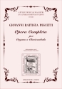 Pescetti, Giovanni Battista Opera completa per organo o clavicembalo