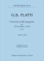 Giovanni Bnedetto Platti, Concerto in Re Maggiore - IP 50 Harpsichord and String Ensemble Set