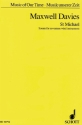 Maxwell Davies, Sir Peter St. Michael fr 17 Blasinstrumente (2 Flten, 2 Oboen, 2 Klarinetten in B, 2 Fagot Studienpartitur