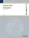 Hamilton, Iain 3 Nocturnes op. 6 fr Klarinette in A und Klavier Partitur und Stimmen