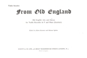 From Old England for treble recorder in F and piano (cembalo) treble recorder part