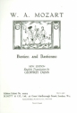 Bastien und Bastienne KV50 fr Sopran, Tenor oder Mezzo-Sopran, Bass und gem Chor Chorpartitur (en)