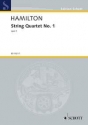 Hamilton, Iain String Quartet No. 1 op. 5 fr Streichquartett Studienpartitur