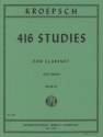 F. Kroepsch, 416 Studi Vol. 3 (Simon) for clarinet