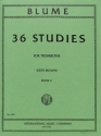 O. Blume, 36 Studi Vol. 2 (Brown) Trombone or Tuba